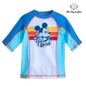Disney Mickey Mouse Rash Guard Size 2